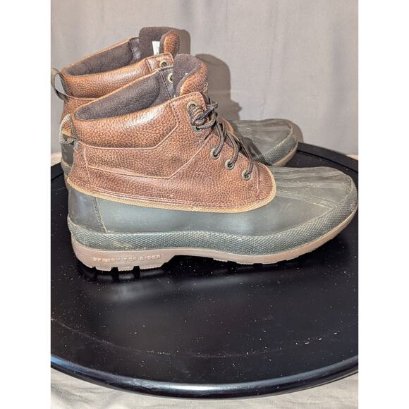 Sperry Top-Sider Boot Mens 8 Brown Coffee Cold Bay Chukka Leather And Rubber - Picture 5 of 11